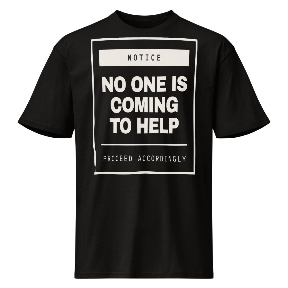 No One Is Coming To Help — product shot