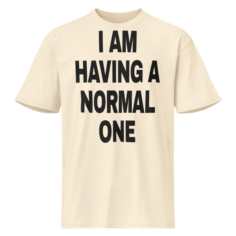 I Am Having A Normal One — product shot