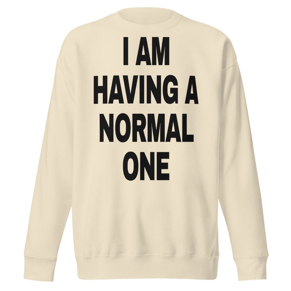 I Am Having A Normal One — product shot