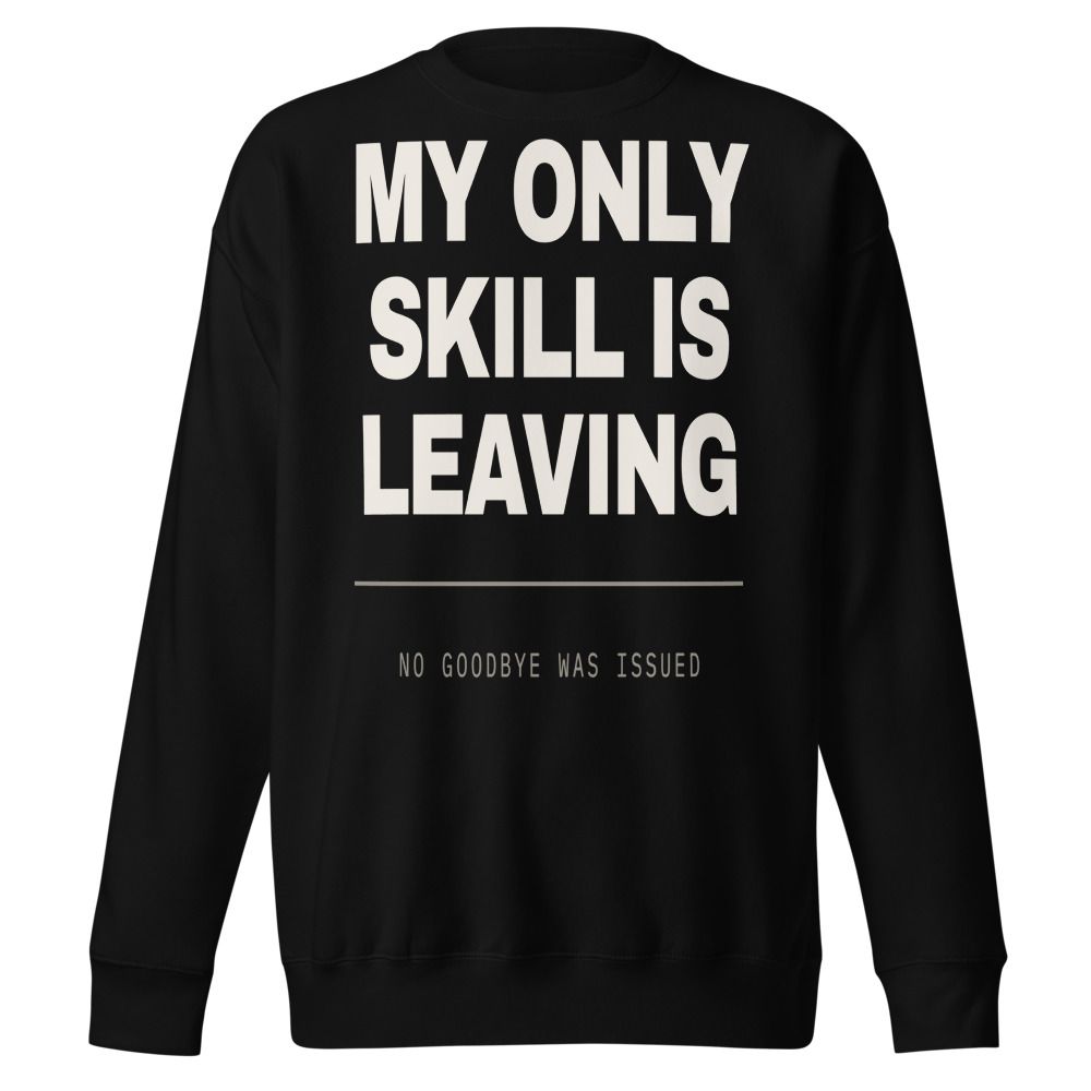 My Only Skill Is Leaving — product shot