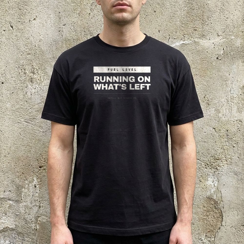 Running On What's Left — worn