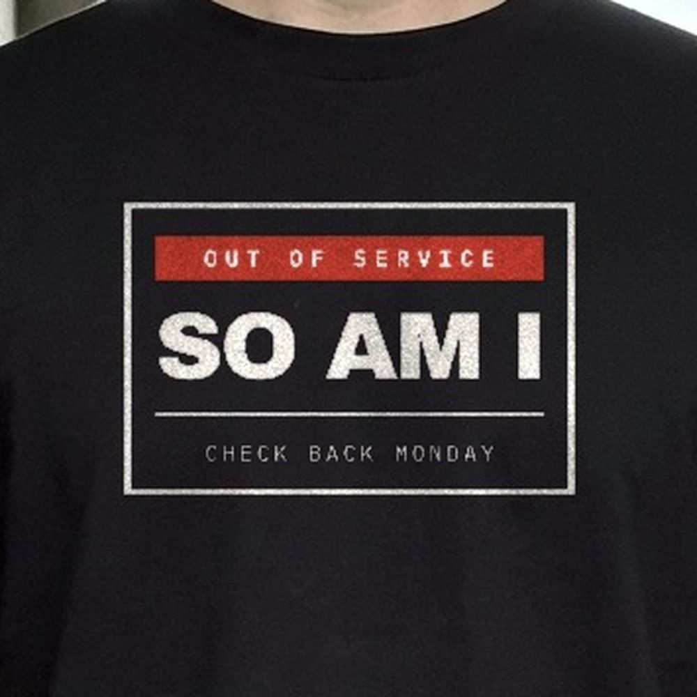 Out Of Service — So Am I — print detail