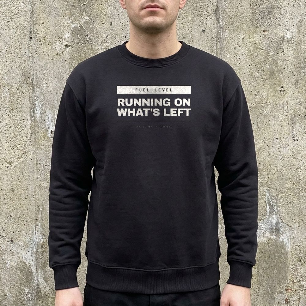 Running On What's Left — worn