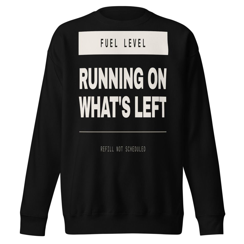 Running On What's Left — product shot